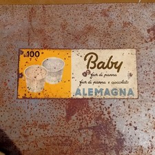 Rara Insegna Tabella Gelati