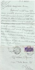 WW2 1941 LETTERA POSTA MILITARE 167 20.12.41 COMANDO BASE DI BRINDISI