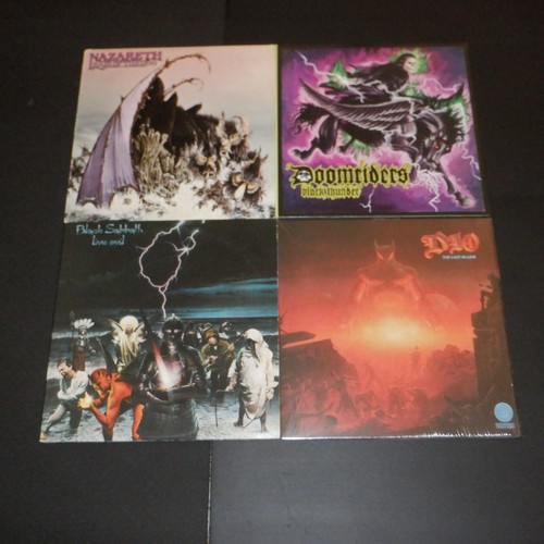 Hard rock metal - vinyl, lot