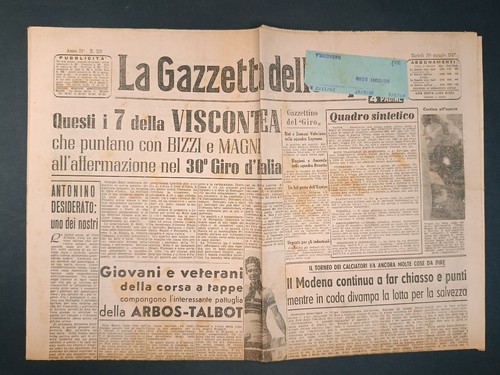 Rivista gazzetta dello - la,