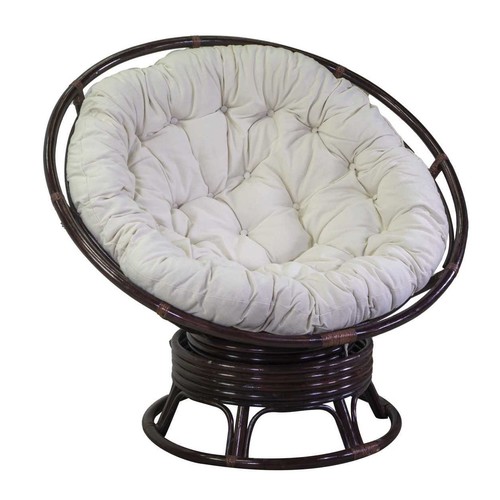 Poltrona papasan girevole - papasan,