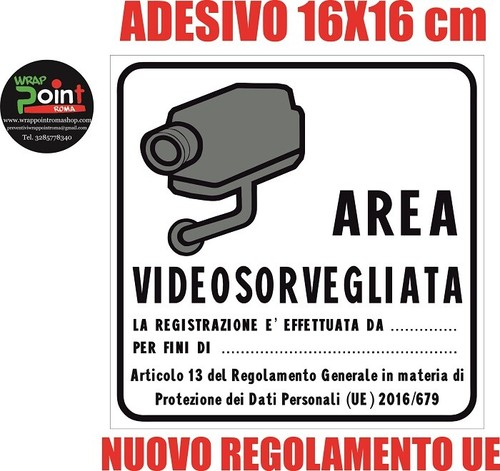 Adesivo cartello targa - adesivo,