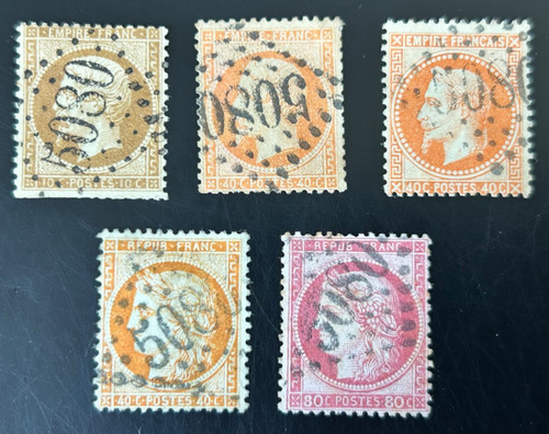 Timbre france lot - lot, 5