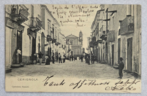 Cartolina foggia cerignola - cartolina,
