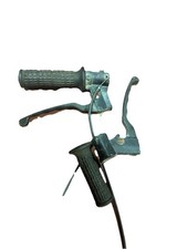 Kit 2 Comando Nero in Ferro Destro gas Sinistro Gas Freno Domino Piaggio SI ciao