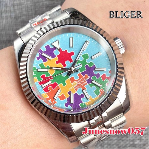 Orologio bliger blu puzzle - orologio,