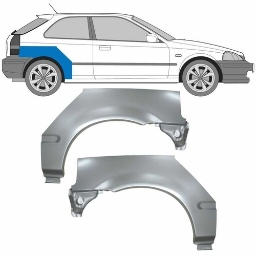 Honda civic 1995 2001 - honda, portes
