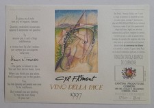 ETICHETTA VINO DELLA PACE 1997