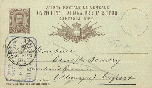 E0029 cartolina italia 1888 - e0029,