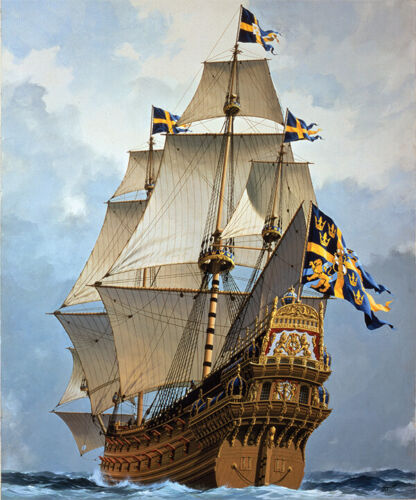 Vintage classic wasa galeon - vintage,