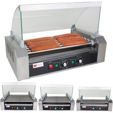 Hot Dog Grill Hot Dog Maker griglia per salsicce griglia a rulli gastro acciaio inox Beeketal