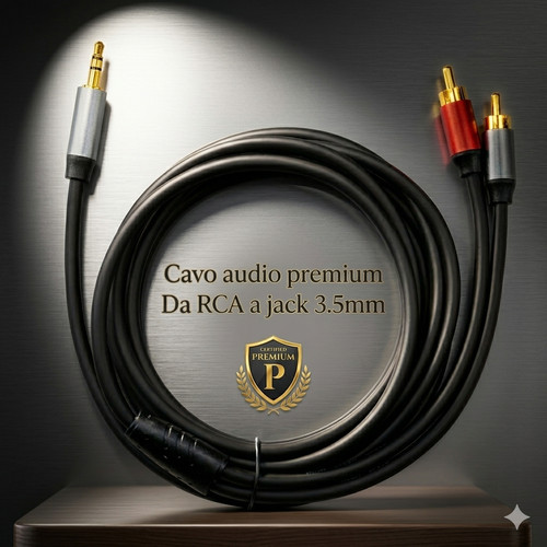 Cavo audio rca jack - audio, mm