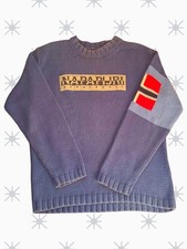 Maglione vintage Napapijri Geographic  in maglia - L Da Uomo 