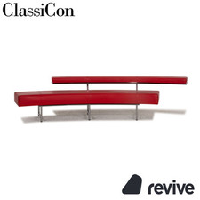 Divano ClassiCon Monte Carlo in pelle quattro posti rosso divano di Eileen Gray