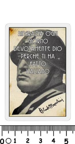 Calamita fascismo benito - calamita,