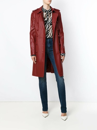 Donna rosso puro pelle - donna,