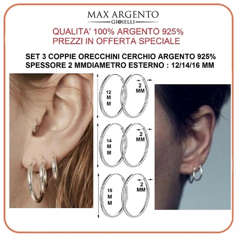 Orecchini cerchio cerchietto - orecchini,