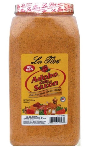 Flor adobo con sazon - flor,