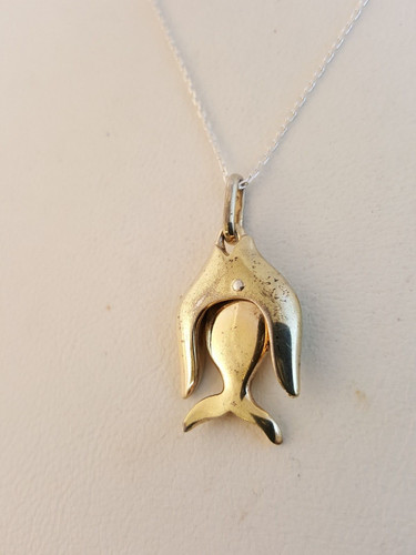 Collana con ciondolo pesce