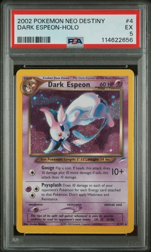 Dark espeon holo - 4/105, neo