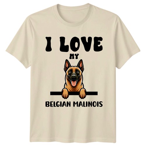 Maglietta love belgian - i, my