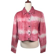 Giacca di pelle rosa REMAIN