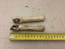 coppia pedane poggiapiedi usate bianche benelli motorella ciclomotore 