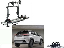 PORTABICI POSTERIORE STAND UP 2 BINARI PER TOYOTA YARIS CROSS ANNO 2023 3 BICI