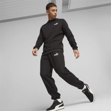 TUTA COMPLETA UOMO PUMA 670032 01  FEEL GOOD TRACKSUIT NERO BLACK SPORTIVA