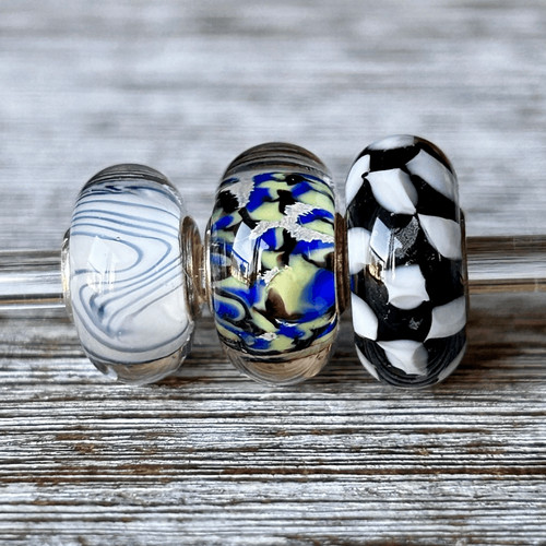 Trollbeads lotto scacchi - lotto, 3