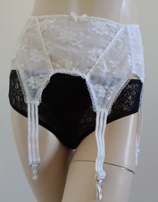 VINTAGE REGGICALZE BIANCO 4