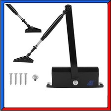 Chiudiporta Automatico Braccio Rallentatore Porta Regolabile 40-60 Kg a Molla