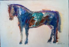 Quadro "Cavallo" carta 44 x 63