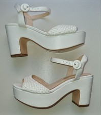 Calzatura bianca femminile Primadonna, taglia 36, lavorazione artigianale