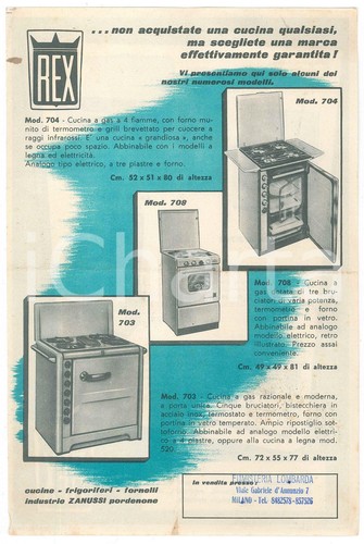 1960 pordenone cucine - ca, rex