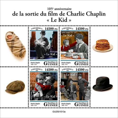 Francobolli charlie chaplin - charlie,