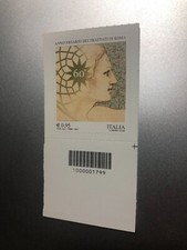 2017 Singolo Anniversario dei Trattati di Roma con Codice a Barre