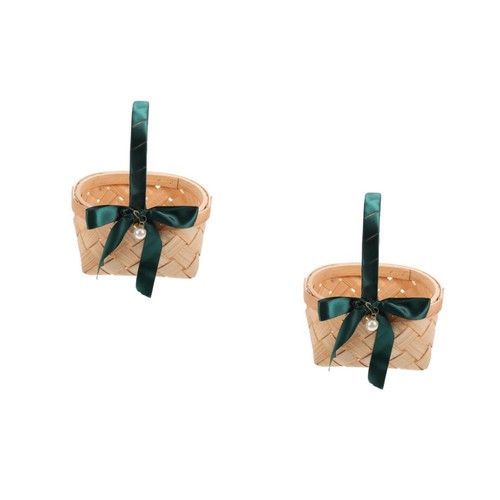 2pz cesto tessuto con - tessuto,