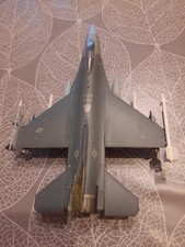 Modellino Plastica Aereo F-16 Lunghezza 21cm Apertura Alare 13cm
