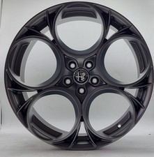 4 cerchi lega nuovi alfa romeo stelvio black polish  palladium matt r20 lt005248
