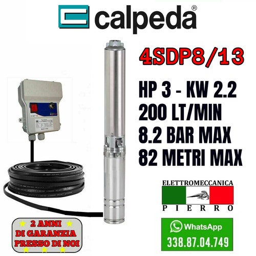 Pompa sommersa pozzi - sommersa, calpeda