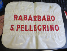 CUSCINO MARE GONFIABILE PUBBLICITARIO " RABARBARO S. PELLEGRINO "
