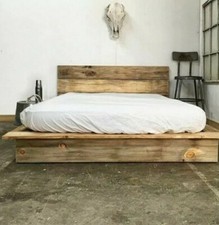 Letto matrimoniale industrial