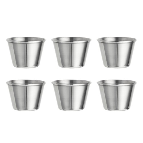 Stainless steel shot glasses - stainless,