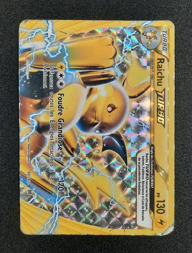 Carte pokémon raichu - carte, turbo