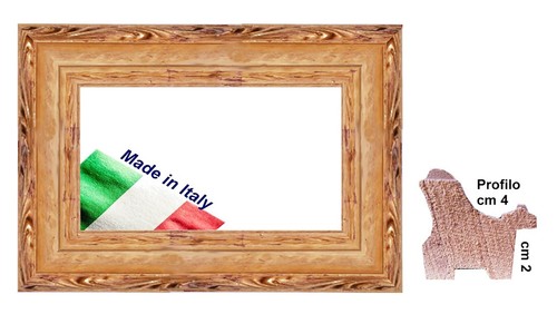 Cornice legno oro - in,