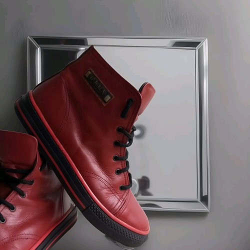 Scarpe stivaletti rossi - scarpe,