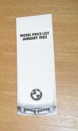 Guida prezzi bmw 1982 5 - bmw, 3