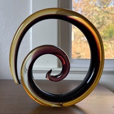 Fenomenale scultura in vetro stile Murano Sommerso Oscar Zanetti arte