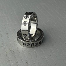 Anello Uomo Cromo Cuori 'CH